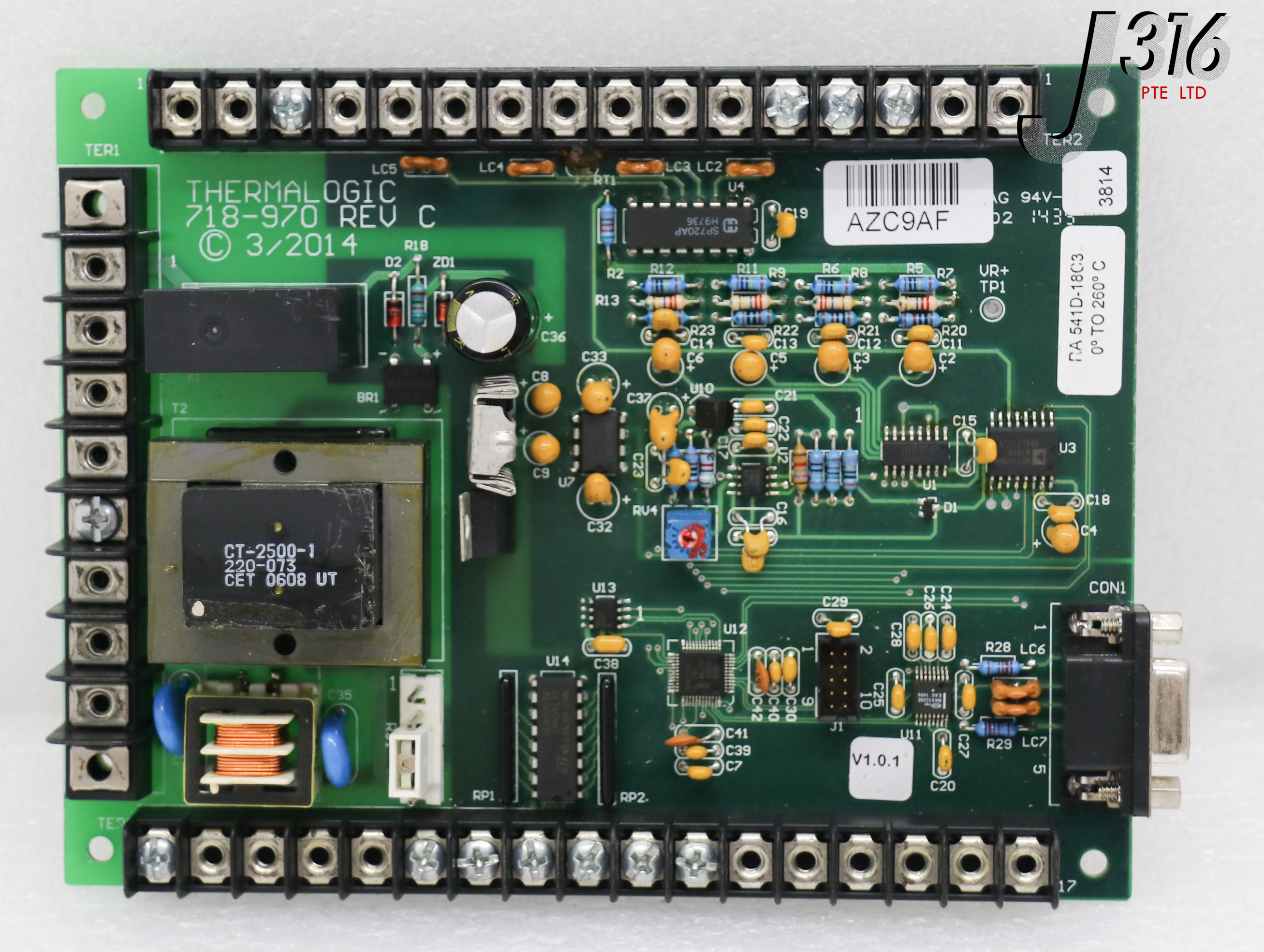 35061 THERMALOGIC PCB ASSY, TEMPERATURE CONTROLLER, AMAT 0190